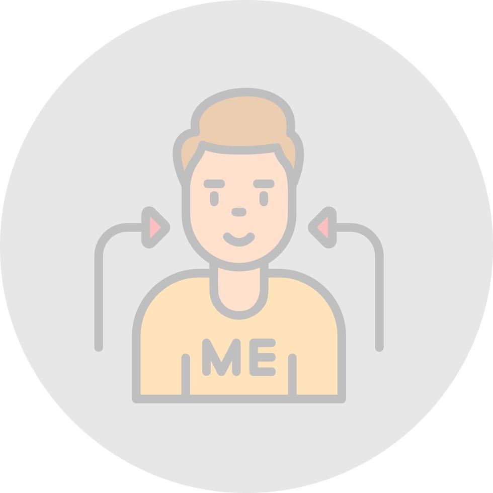 Myself Vector Icon Design