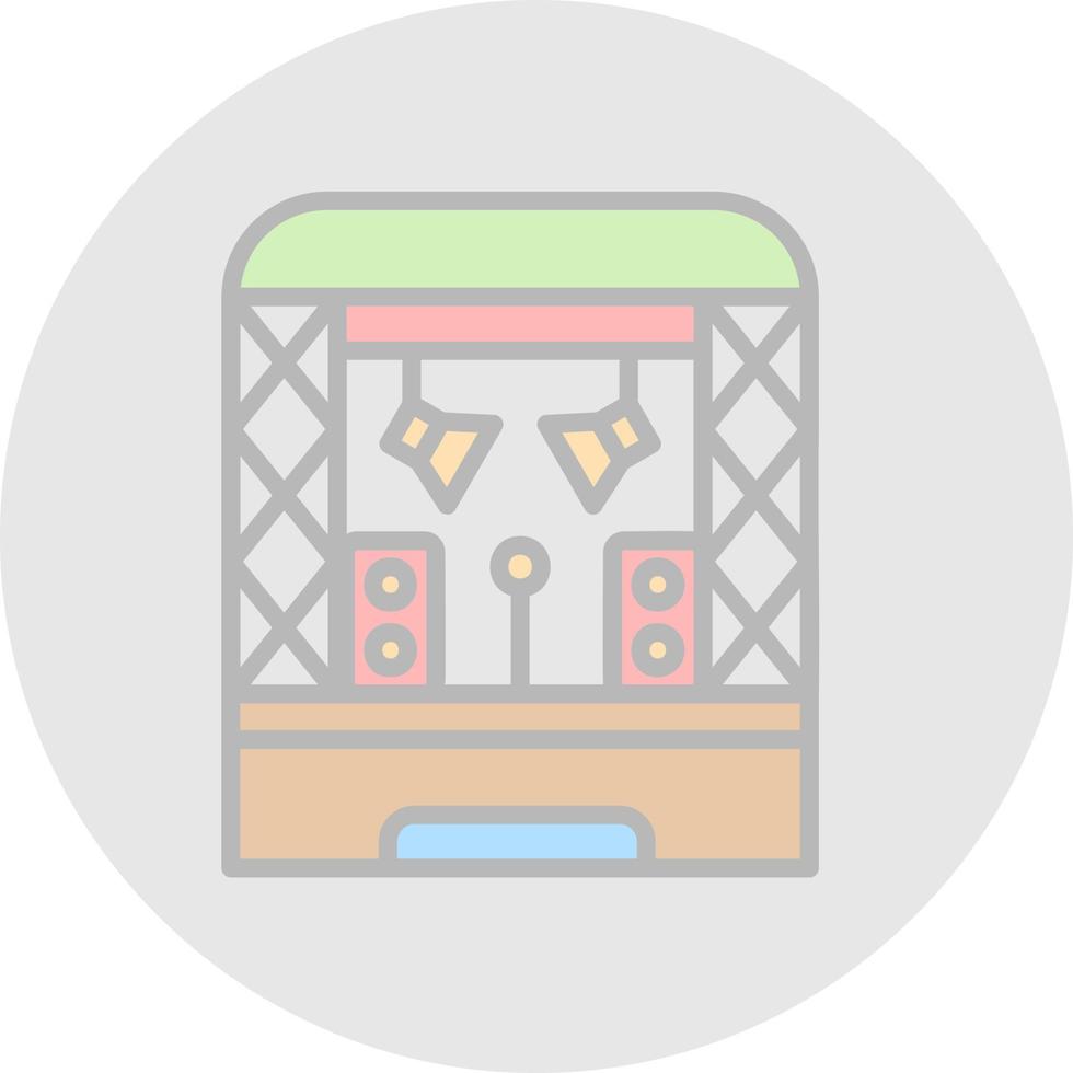 Stage Vector Icon Design