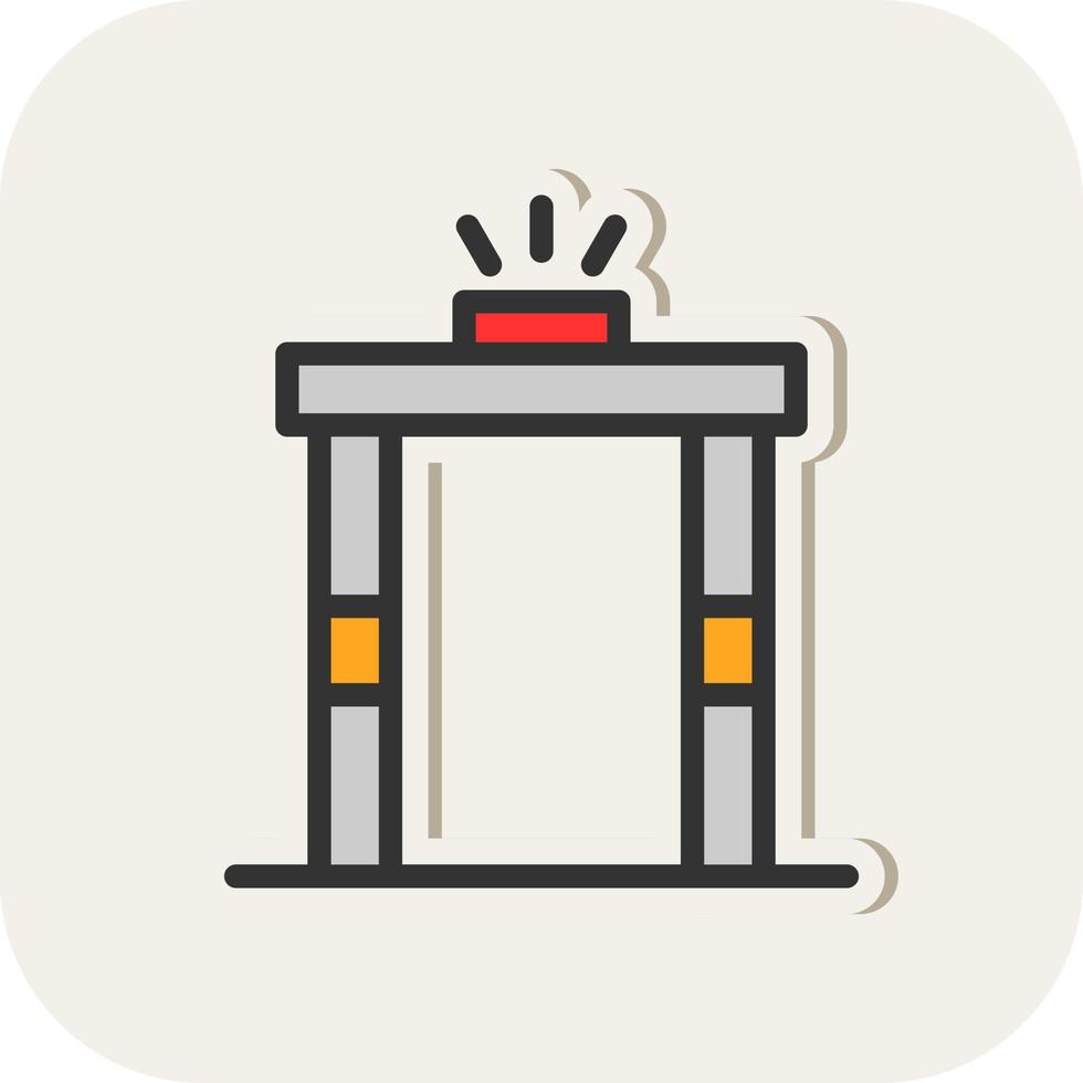 Metal Detector Vector Icon Design