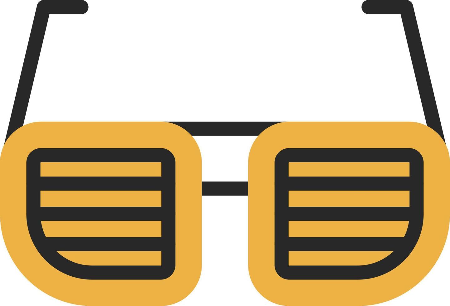 diseño de icono de vector de gafas divertidas