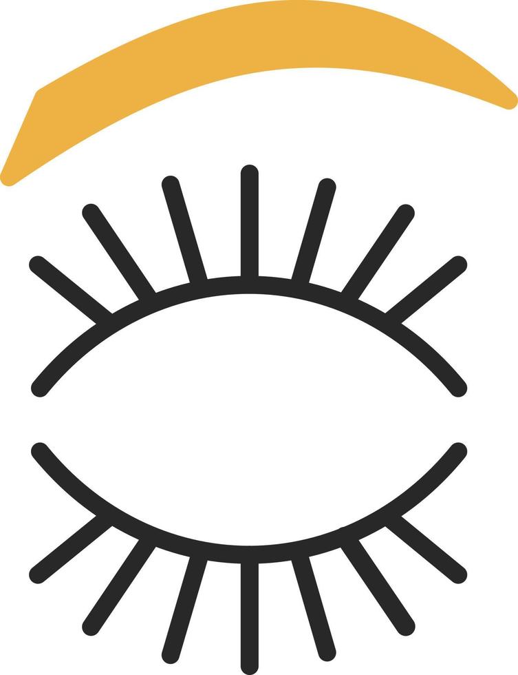 Eyelash Vector Icon Design