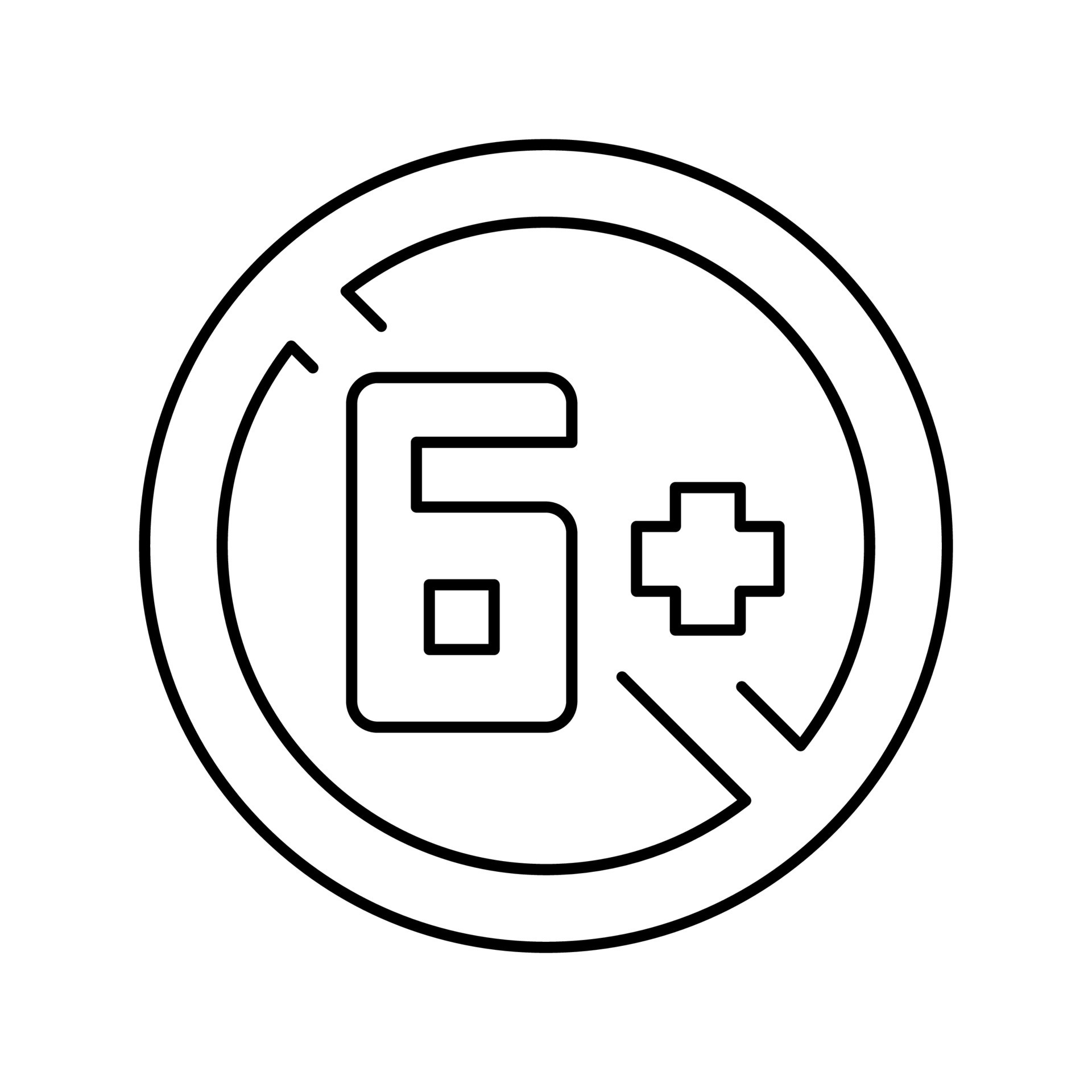 kid age limit line icon vector illustration 21245570 Vector Art at Vecteezy