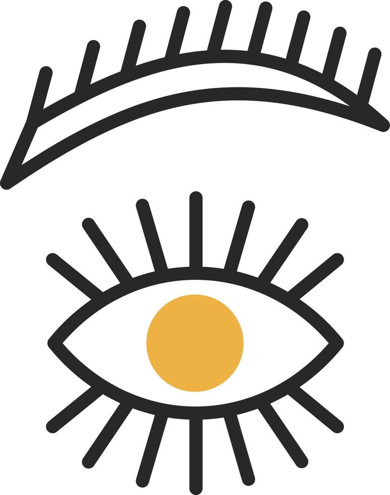 Eyebrow Vector Icon Design