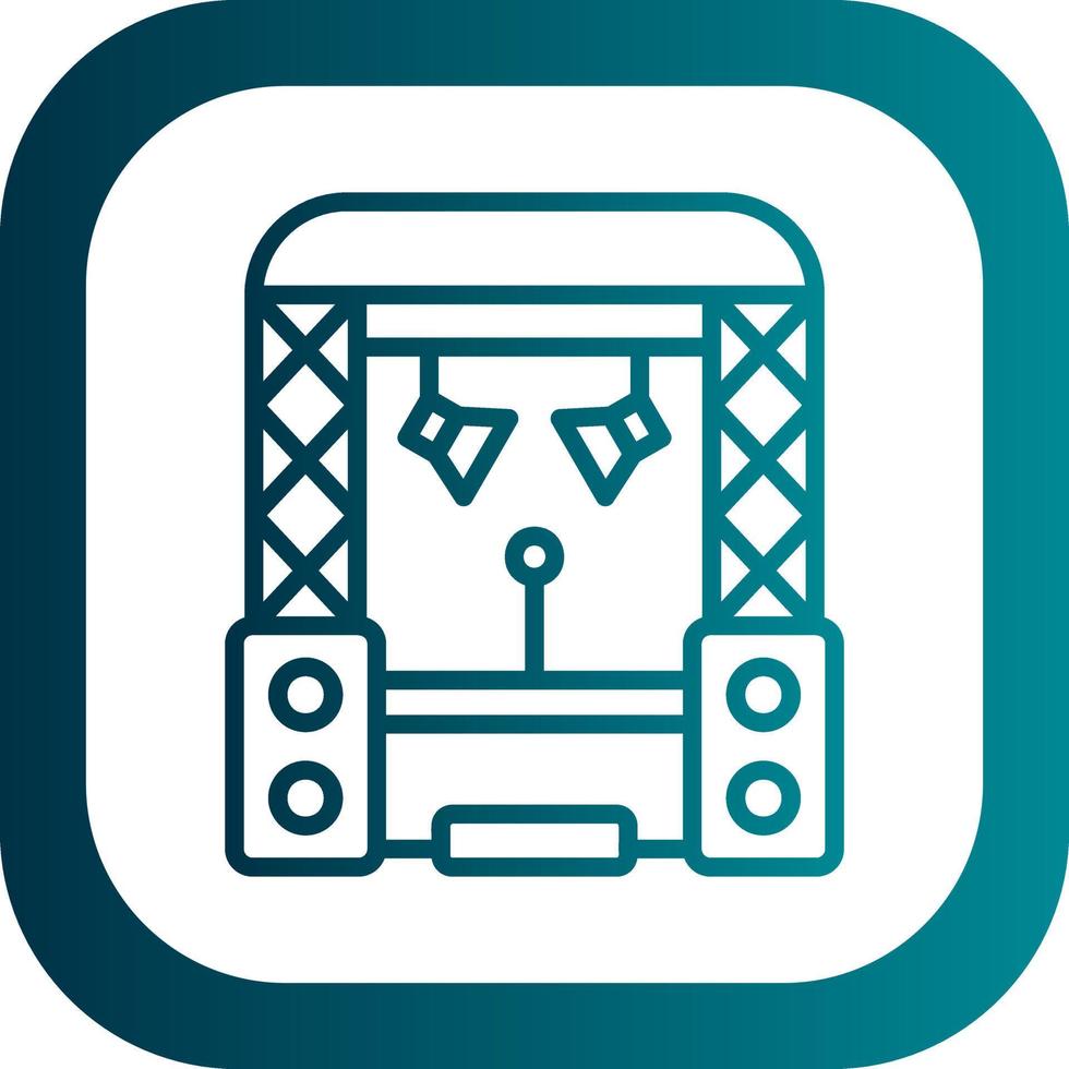 Stage Vector Icon Design