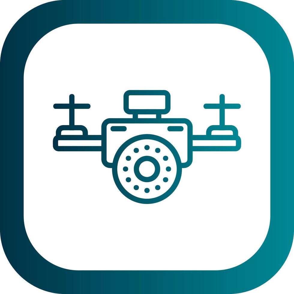 Drone Camera Vector Icon Design