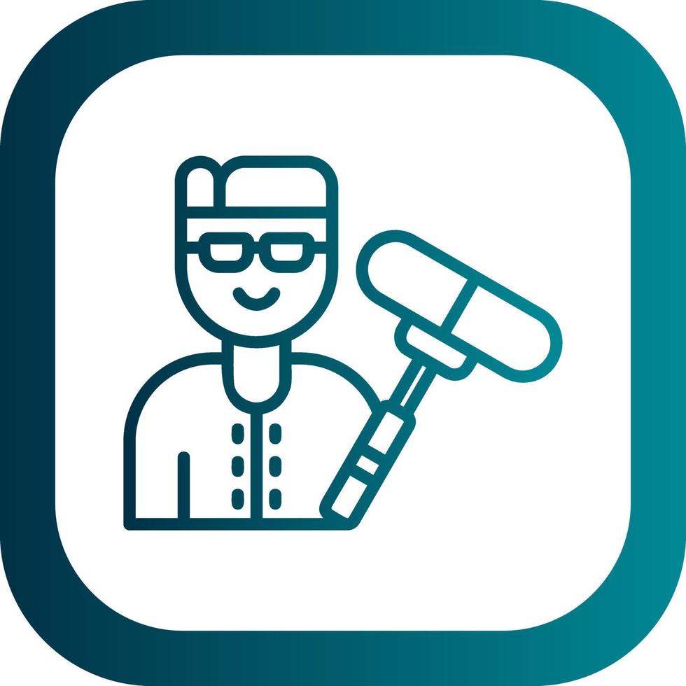 Boom Operator Vector Icon Design