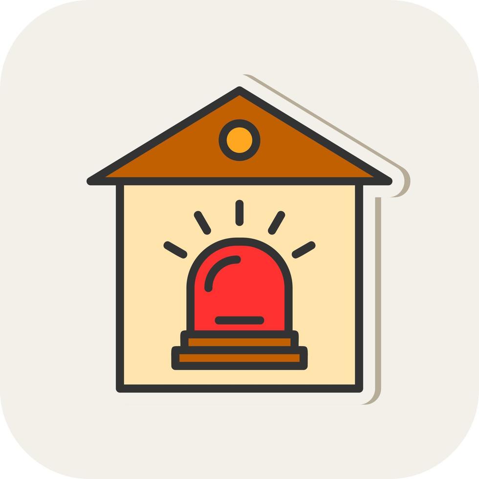 diseño de icono de vector de alarma de seguridad