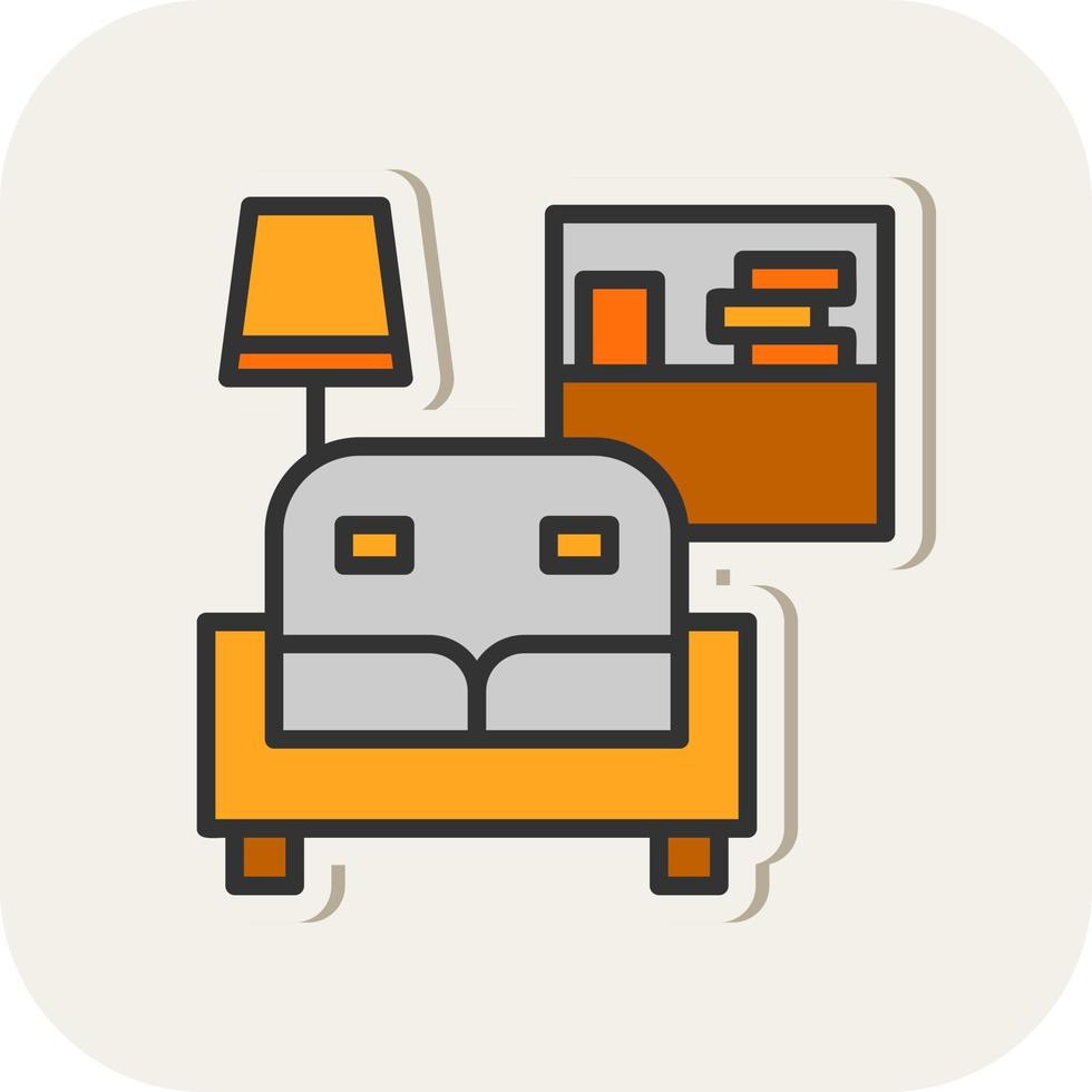 Living Room Vector Icon Design