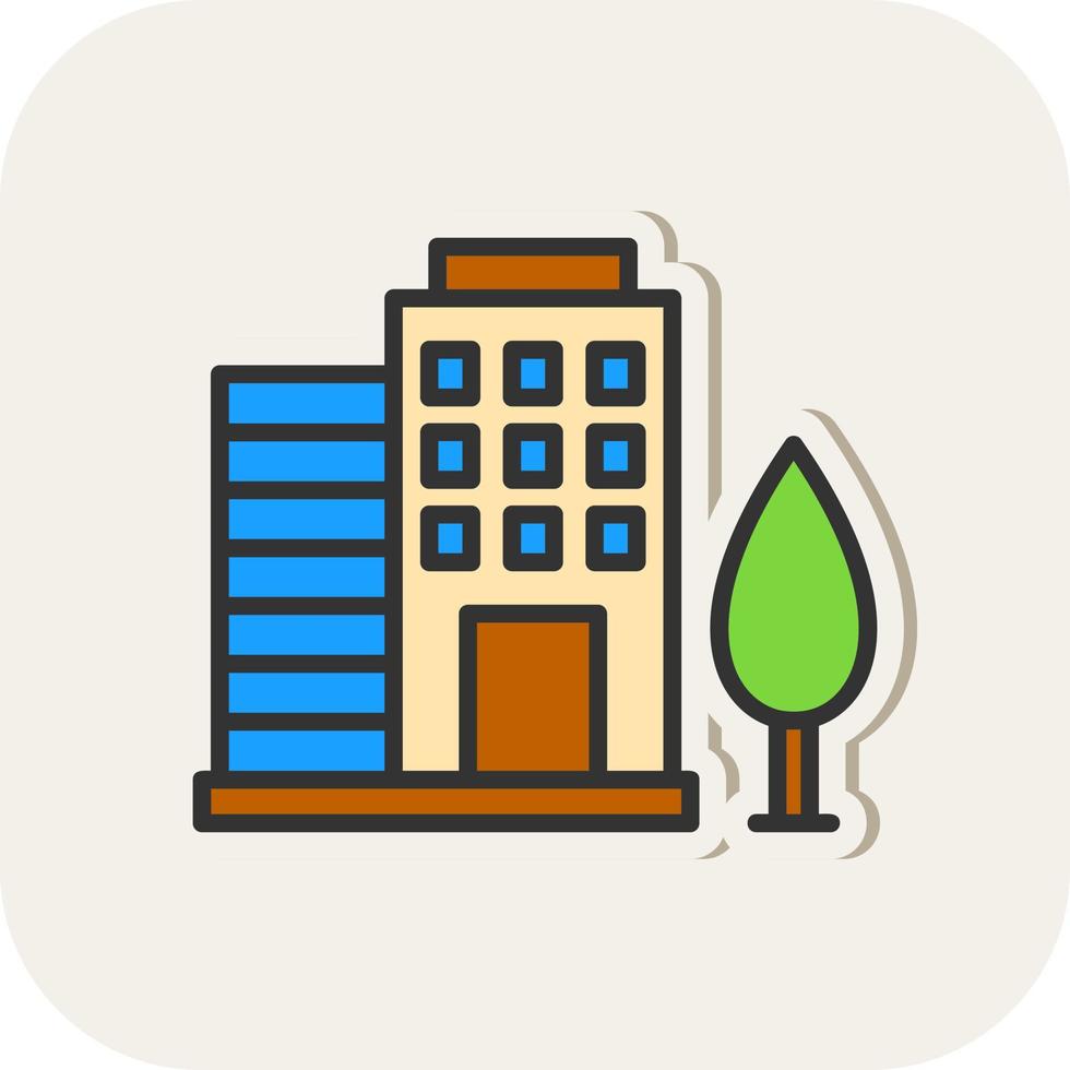 diseño de icono de vector de edificio