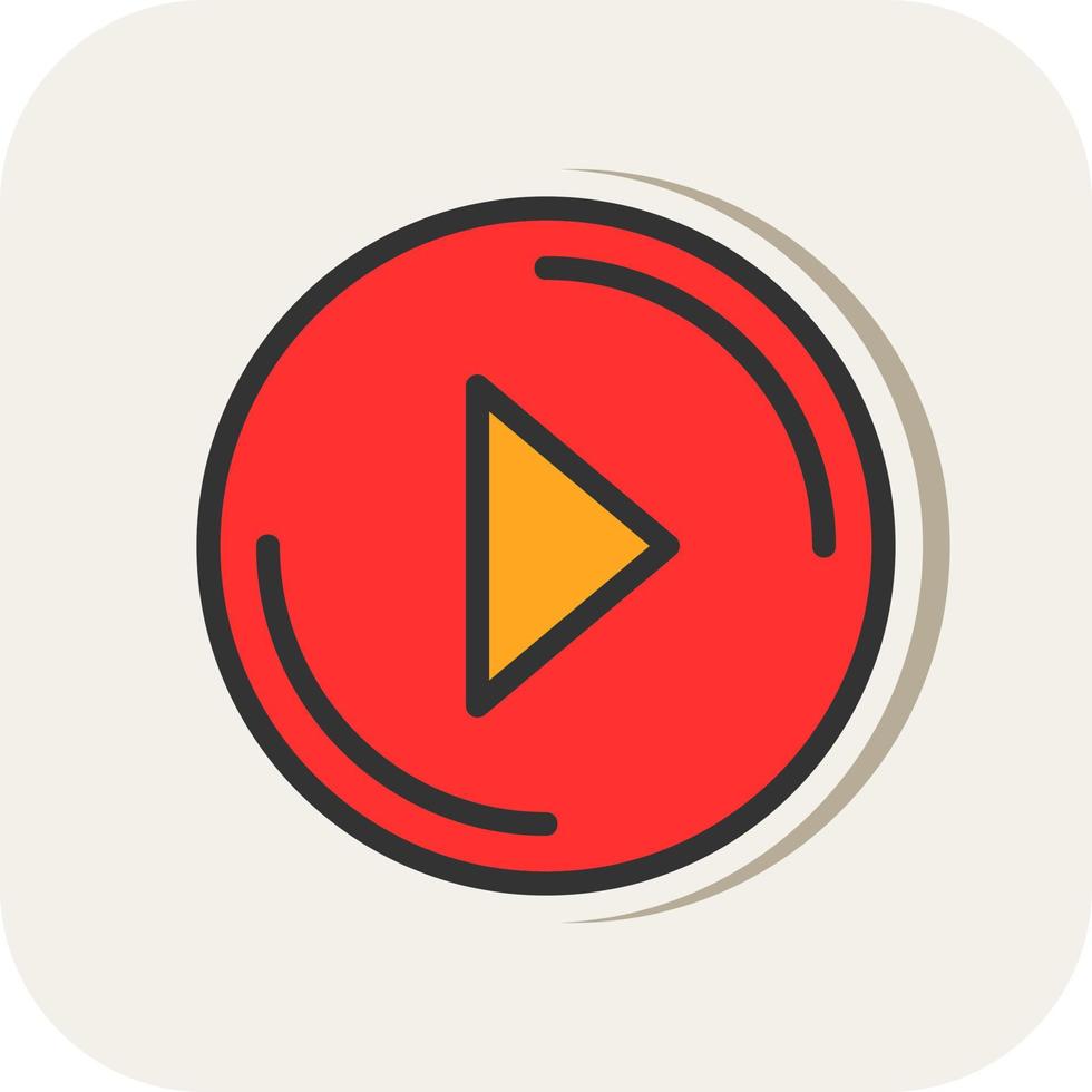 Play button Vector Icon Design