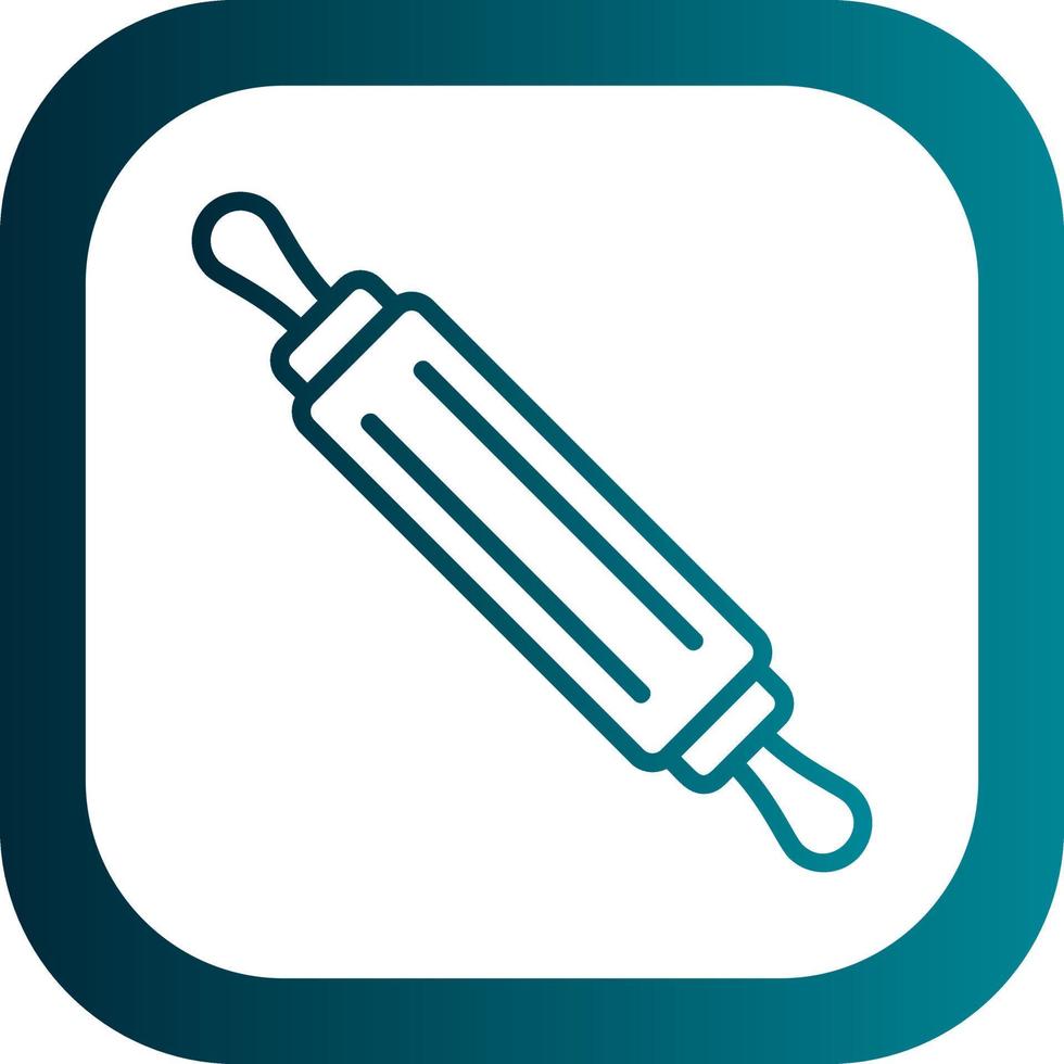 Rolling Pin Vector Icon Design