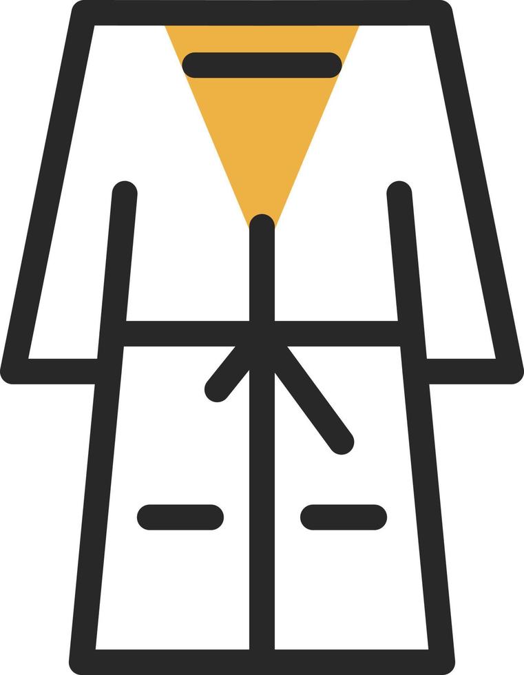 Bath Robe Vector Icon Design