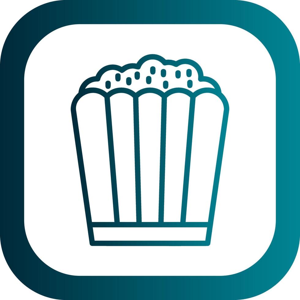 Popcorn Vector Icon Design