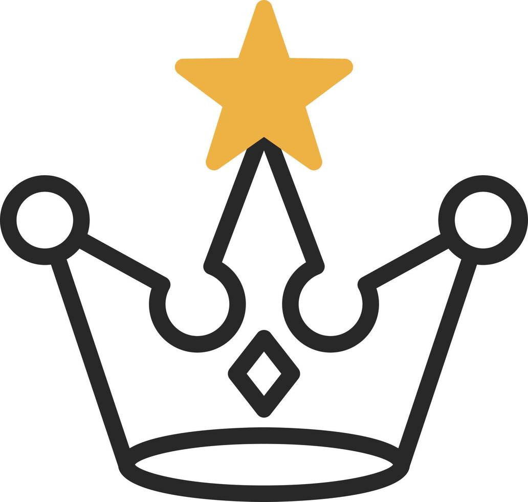 diseño de icono de vector de corona