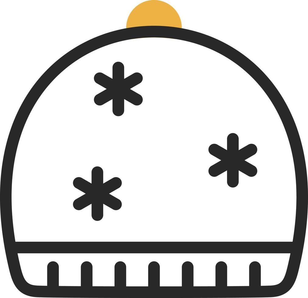 Winter Cap Vector Icon Design