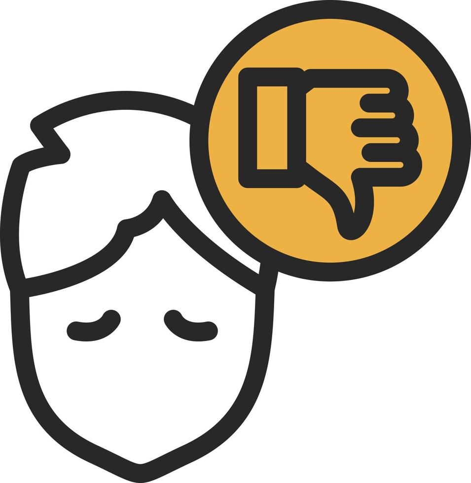Pessimistic Vector Icon Design