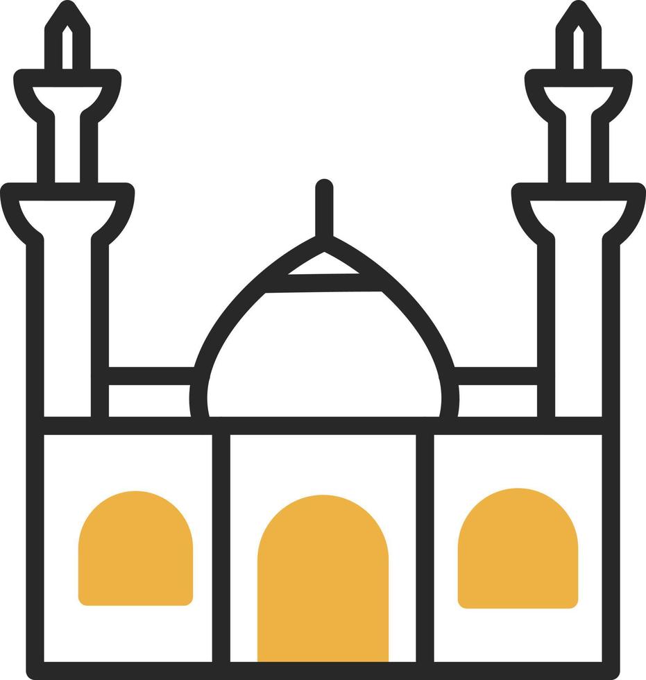 diseño de icono de vector de mezquita