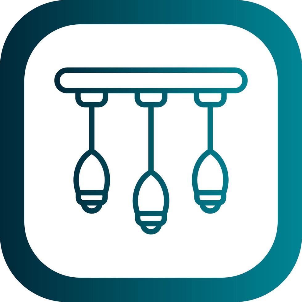 Chandelier Vector Icon Design