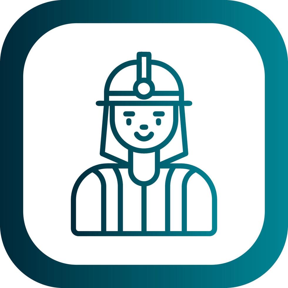 Firefighter Vector Icon Design