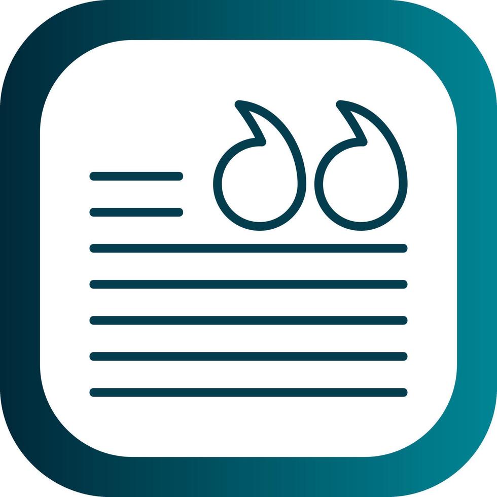 Quotation Vector Icon Design