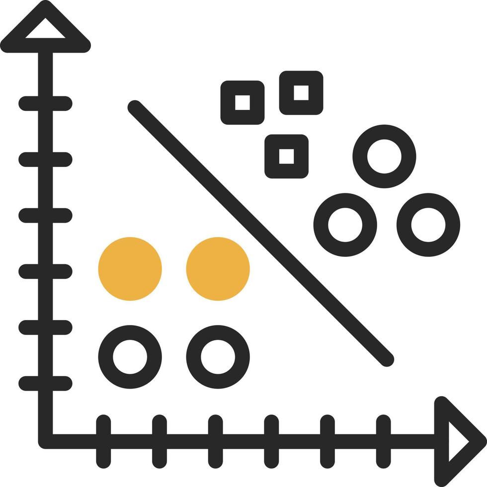 Cluster Analysis Vector Icon Design