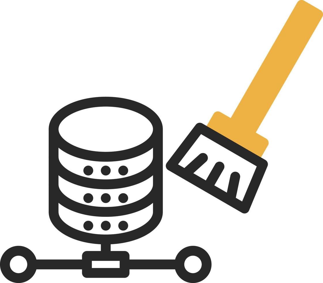 Data Cleansing Vector Icon Design