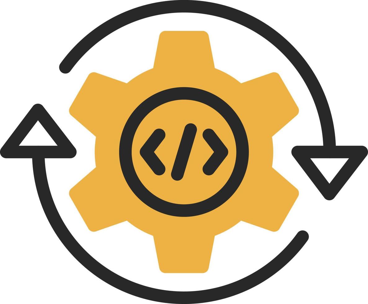 Continuous Integration Vector Icon Design