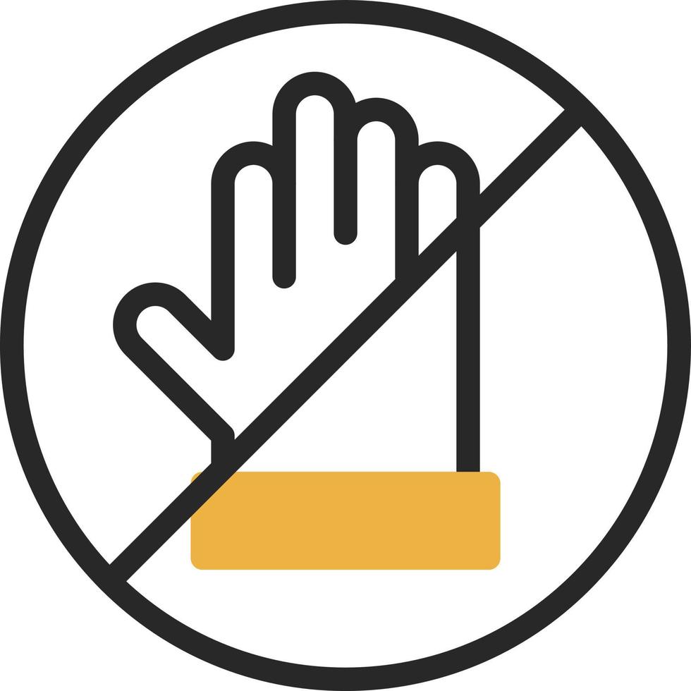 Hand Off Vector Icon Design