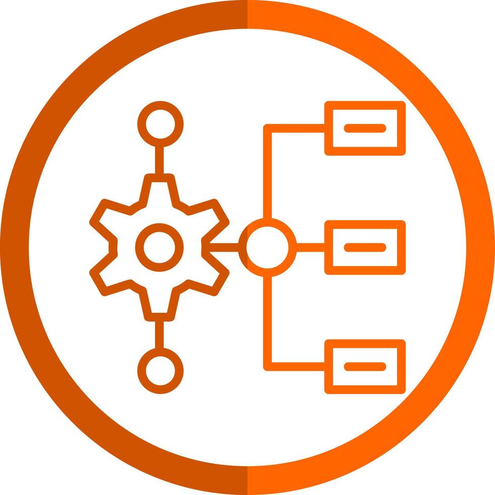 Workflow Vector Icon Design