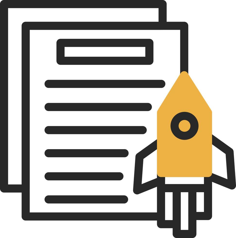 Project Start Vector Icon Design