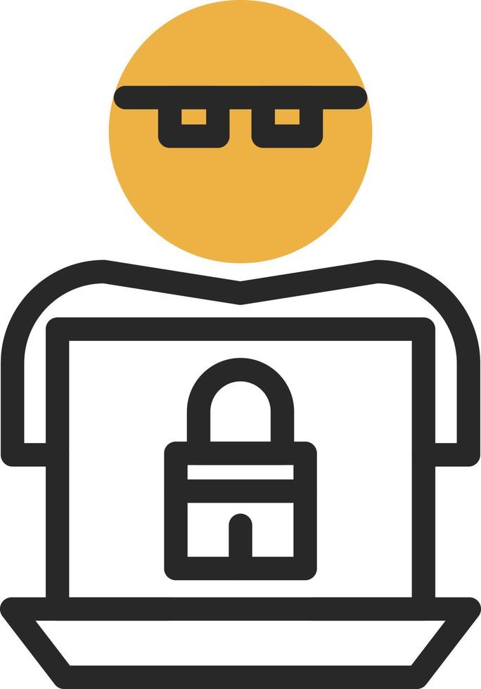 Cyber Attack Vector Icon Design