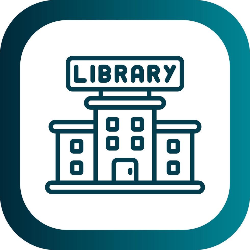 Library Vector Icon Design