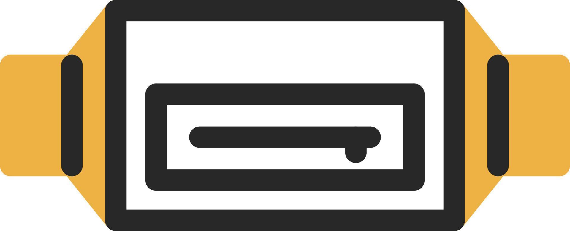 Waist Bag Vector Icon Design
