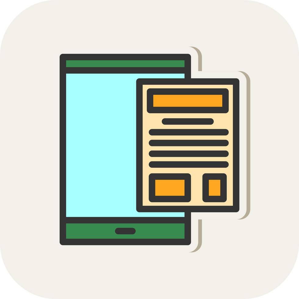 Mobile Vector Icon Design