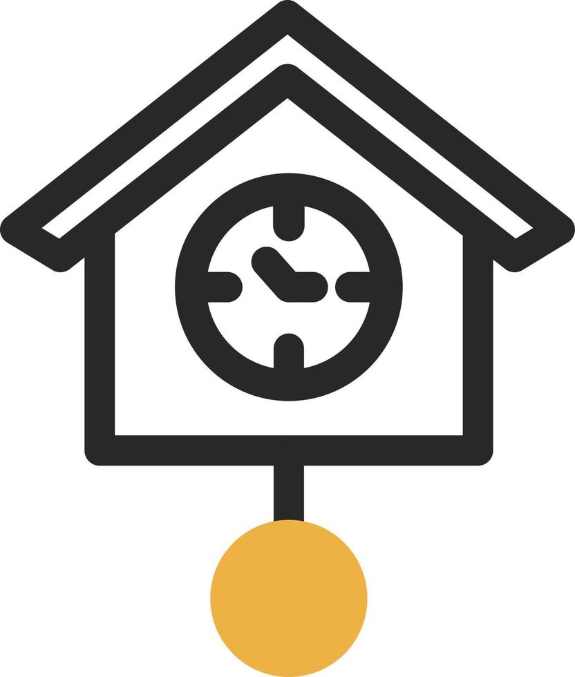 Cuckoo Clock Vector Icon Design