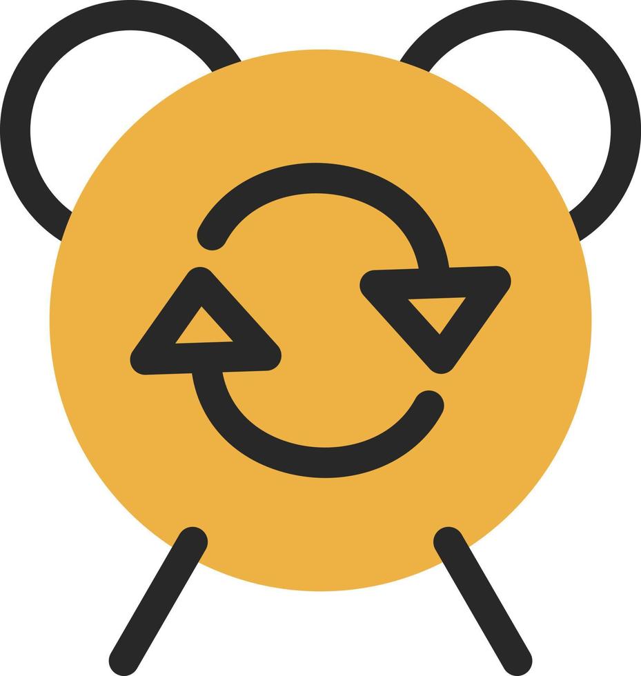 Alarm Repeat Vector Icon Design