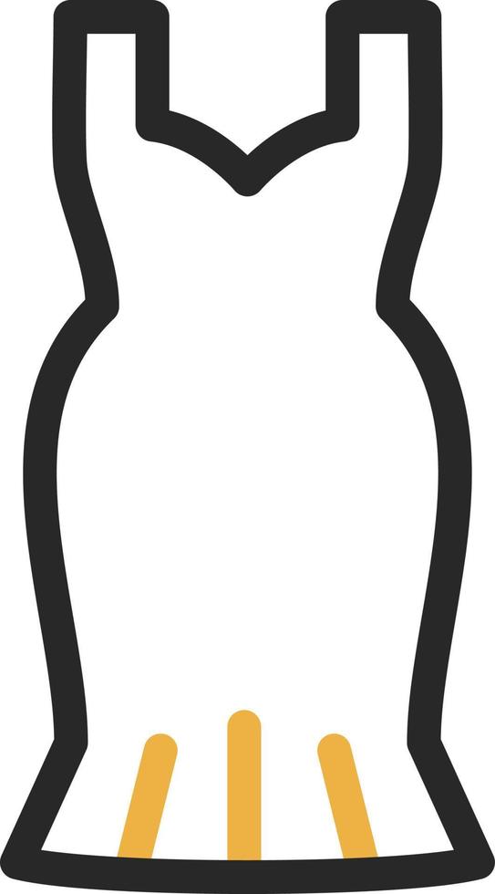 Cocktail Dress Vector Icon Design