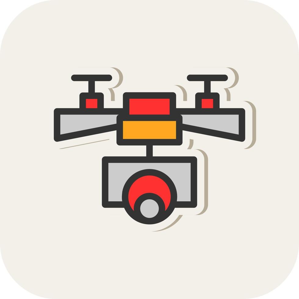 Drone Vector Icon Design
