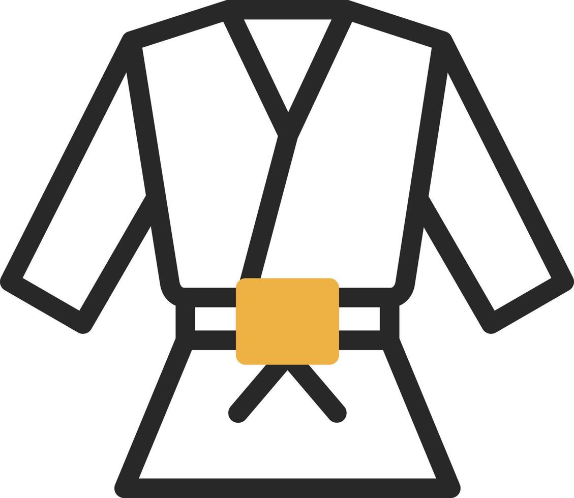 diseño de icono de vector de kimono