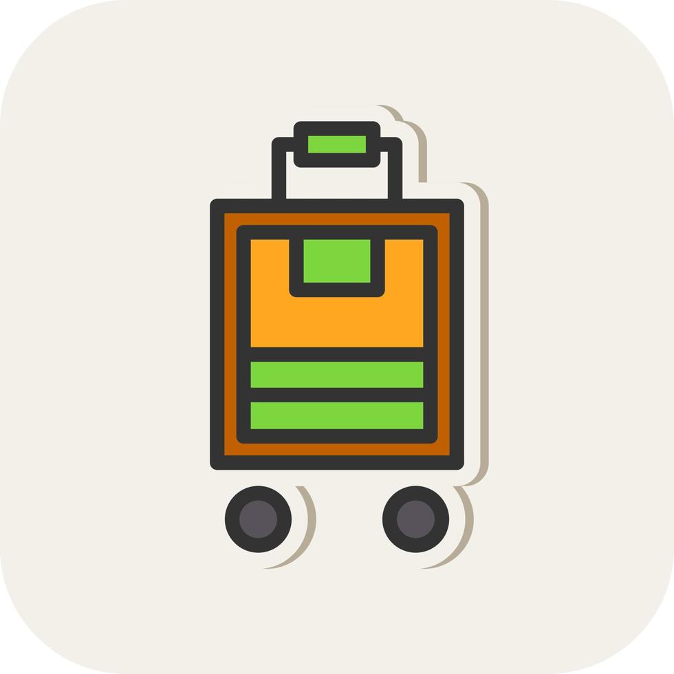 Luggage Vector Icon Design