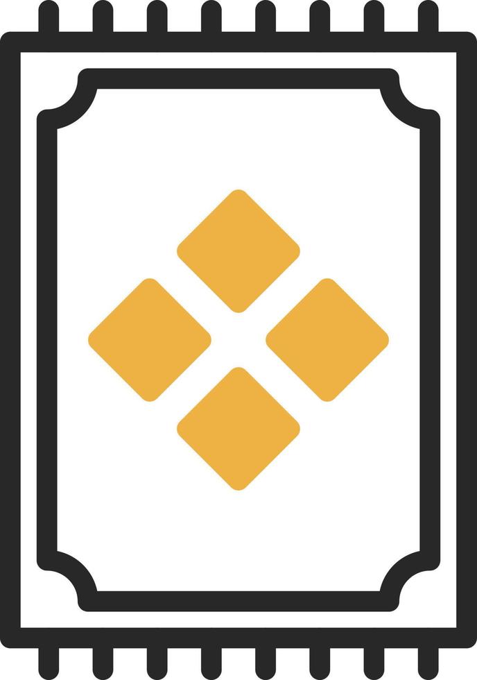 Prayer Mat Vector Icon Design