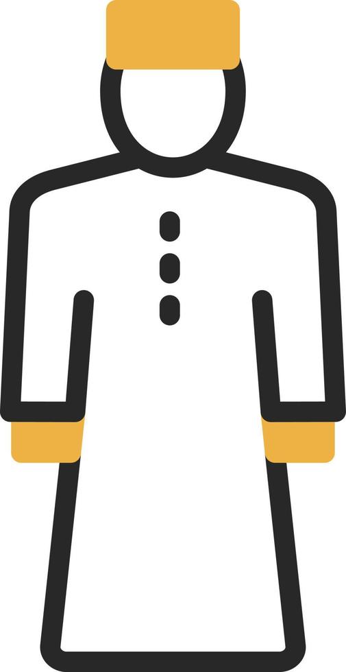 Muslim Man Vector Icon Design