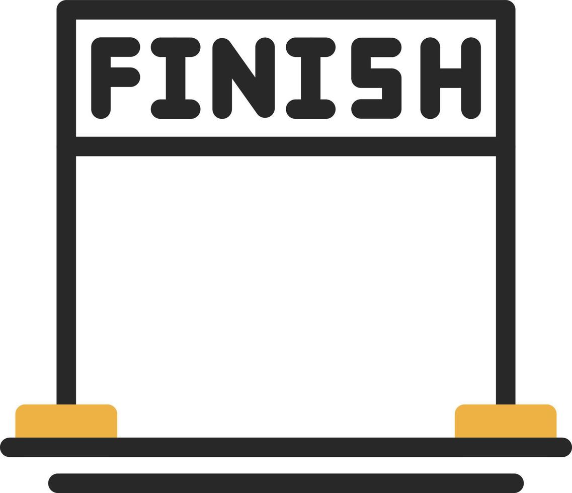 Finish Vector Icon Design