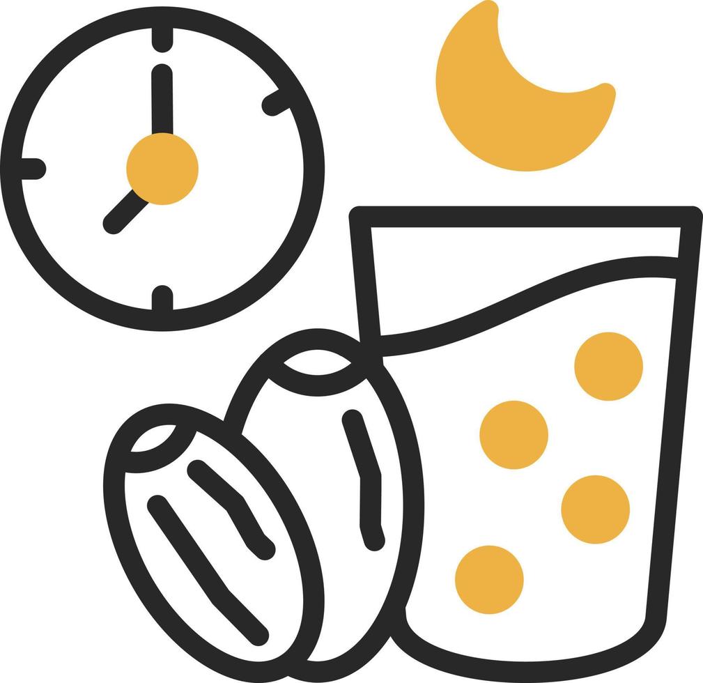 Ramadan Fasting Vector Icon Design