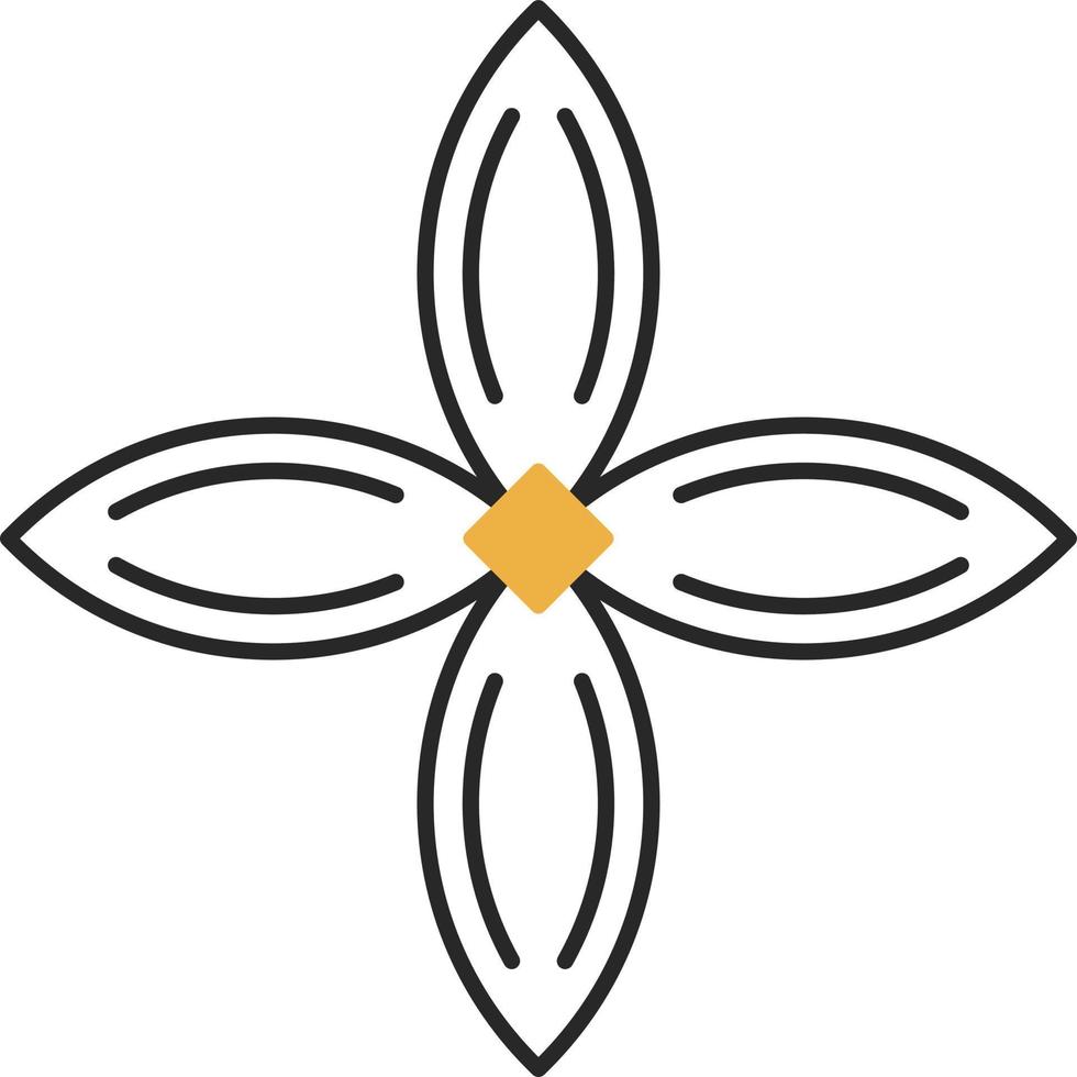 Bouvardia Vector Icon Design