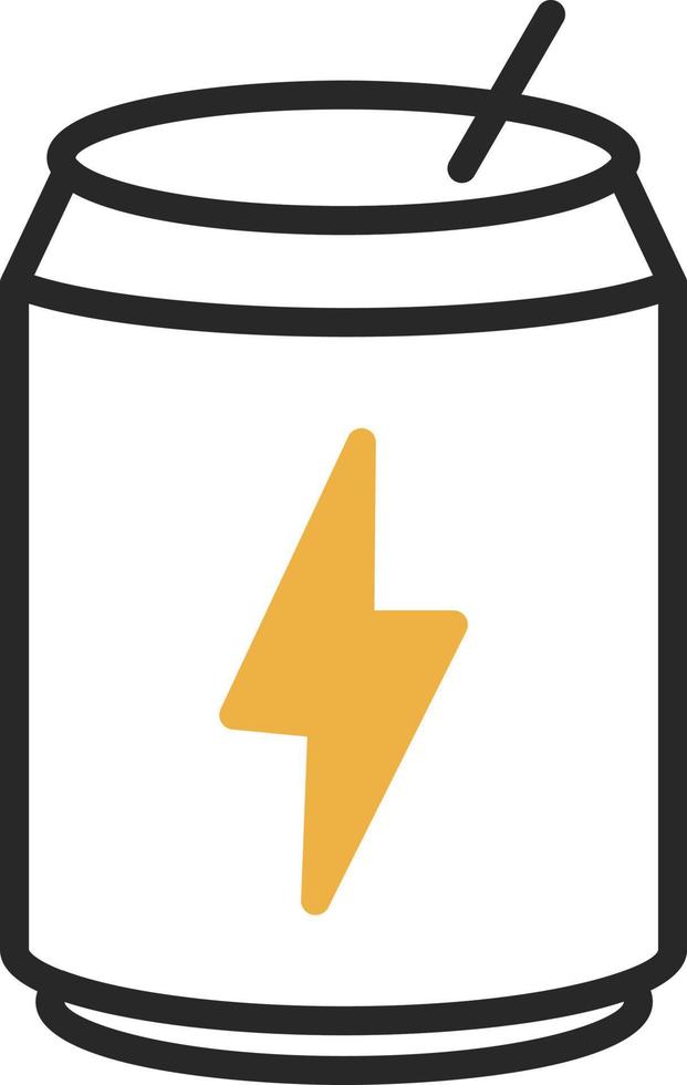 Energy Drink Vector Icon Design
