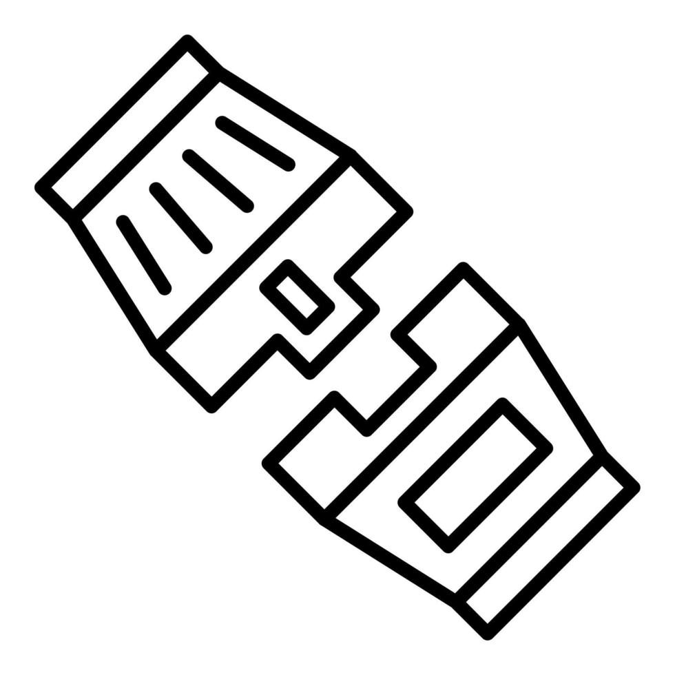 Seatbelt Icon Style vector