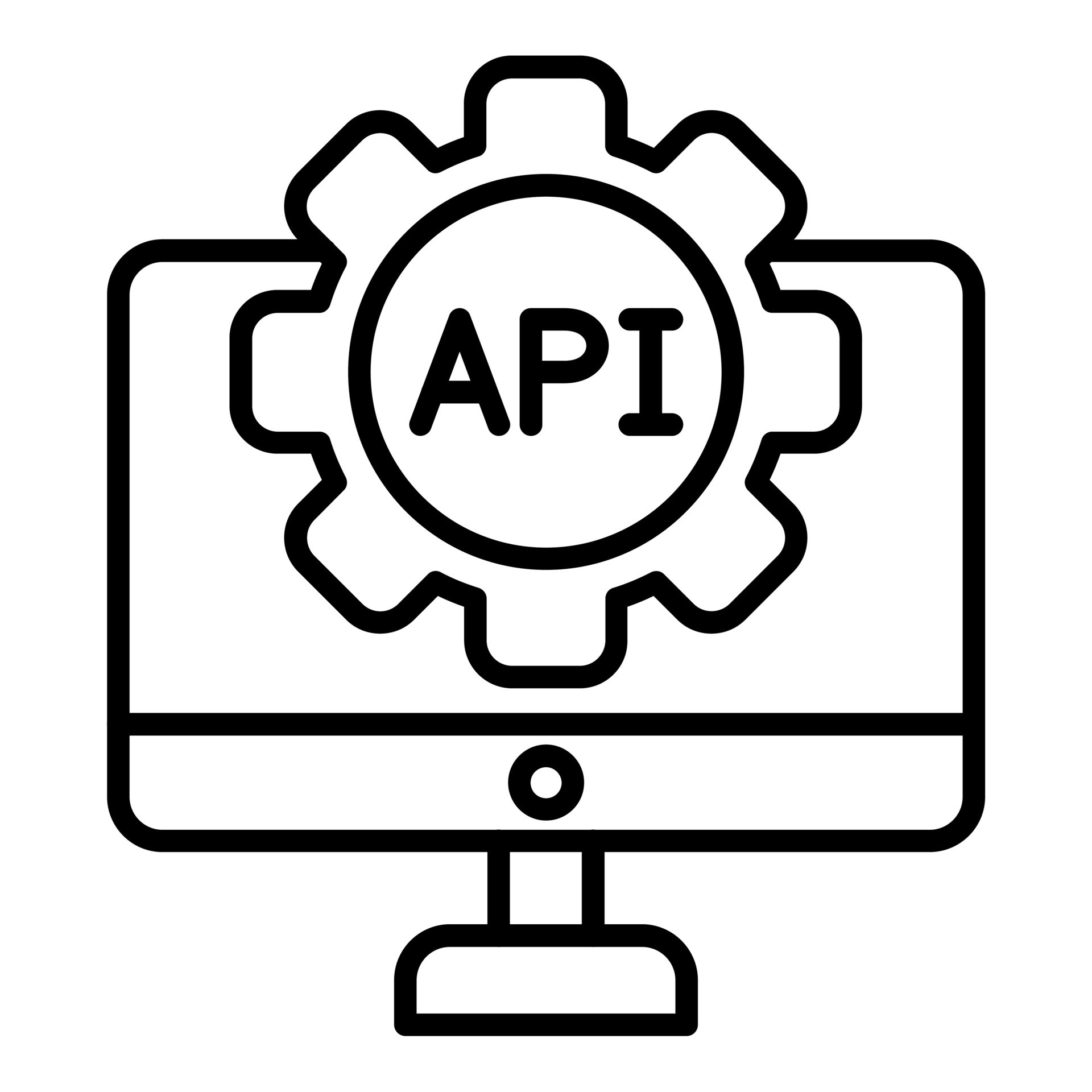 Api Icon Style 21246980 Vector Art at Vecteezy