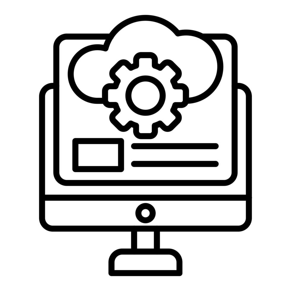 Digital Platform Icon Style vector