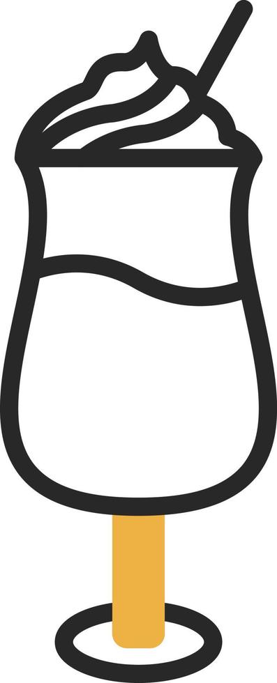 Latte Macchiato Vector Icon Design